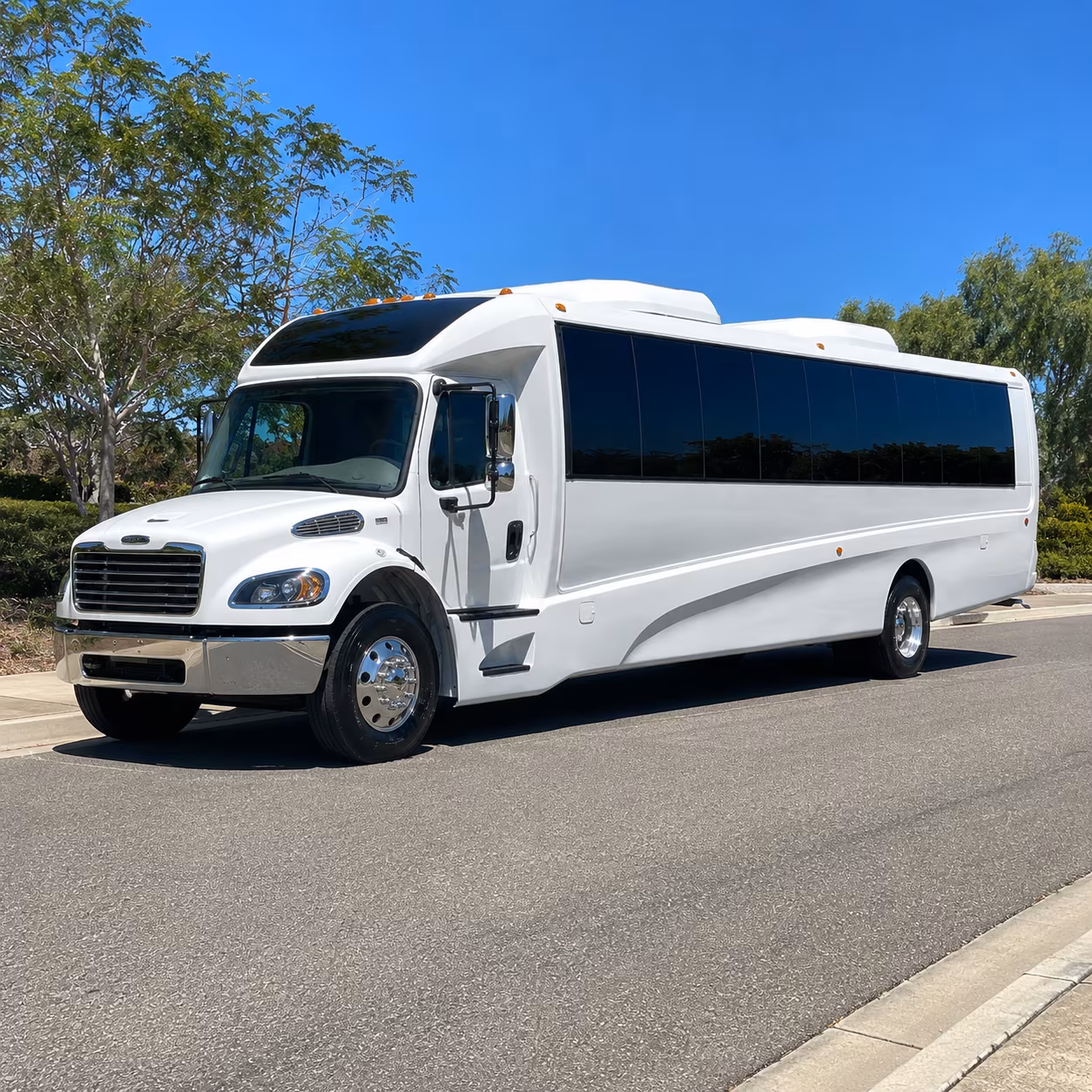 Augusta augusta airport transportation party bus exterior