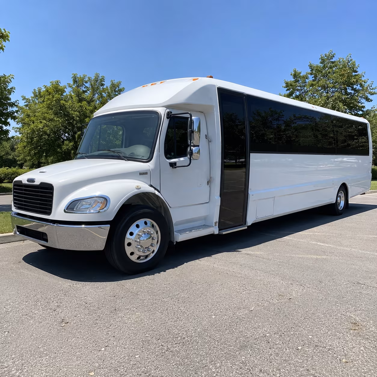 Augusta augusta corporate event party bus rental party bus exterior