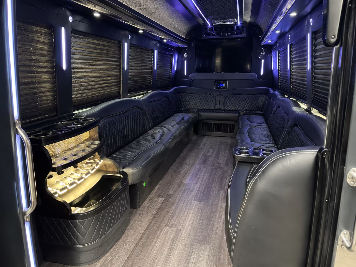 Augusta augusta private event party bus rental party bus exterior