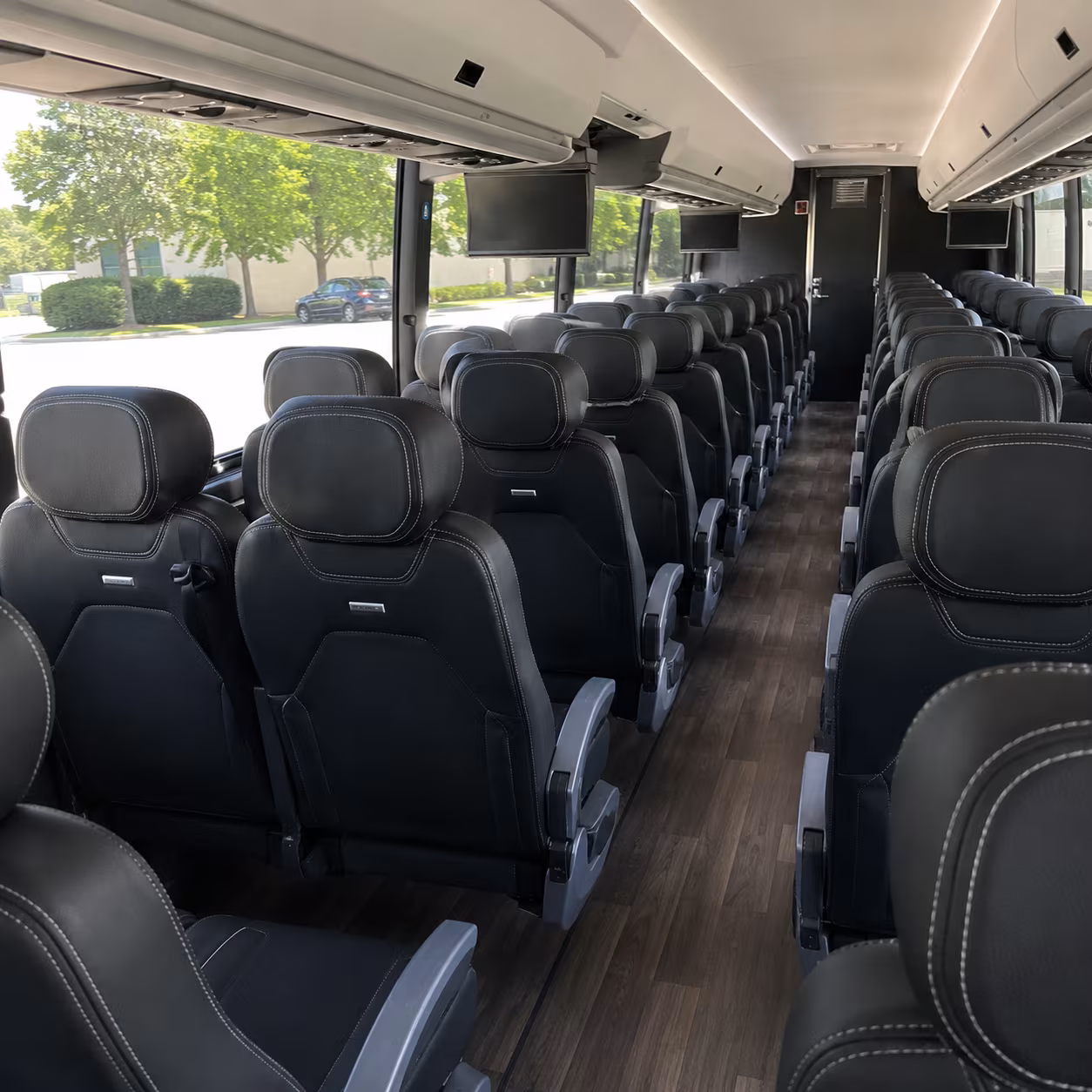 Augusta augusta school event bus rental party bus exterior