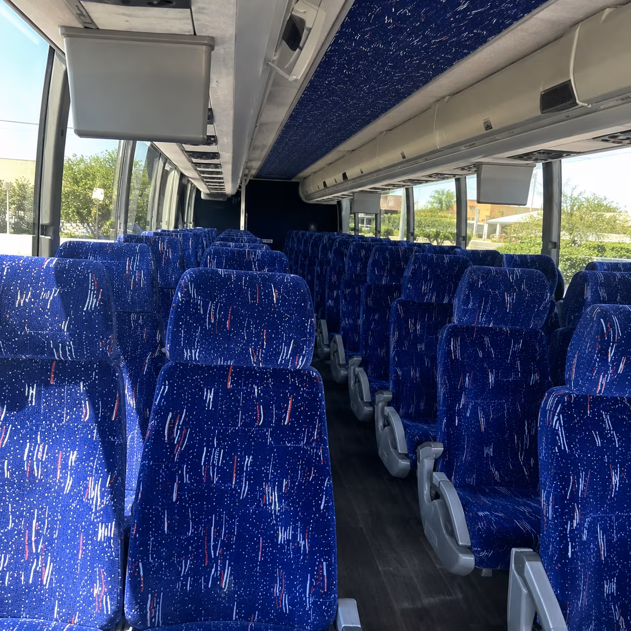 Augusta augusta school event bus rental party bus exterior