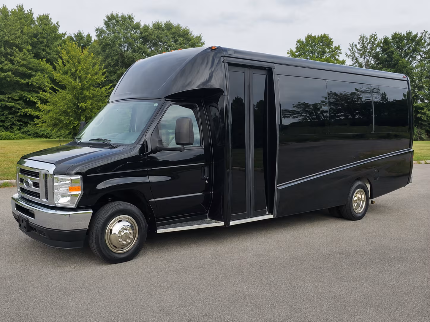 Augusta augusta school event bus rental party bus exterior