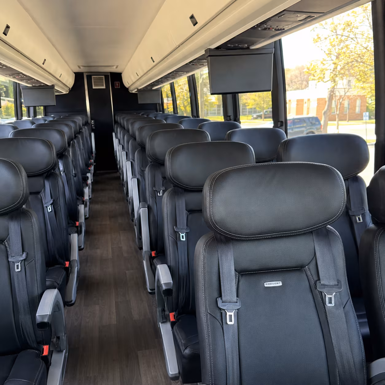 Augusta School Event Transportation onboard seating