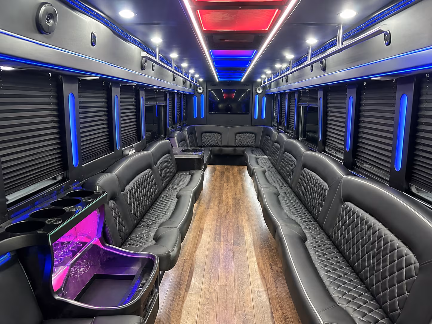 Minibus interior