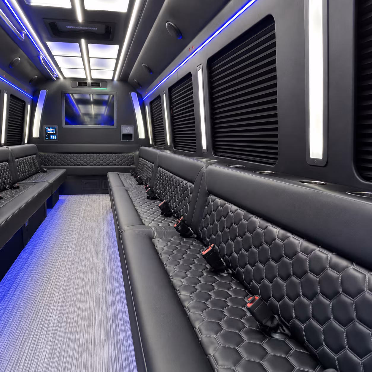 Minibus interior