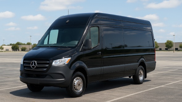 Exterior of Charter Bus Company Augusta's 18 Passenger Minibus in Augusta