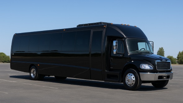 Exterior of Augusta Party Bus Company's 20 Passenger Party Bus in Augusta