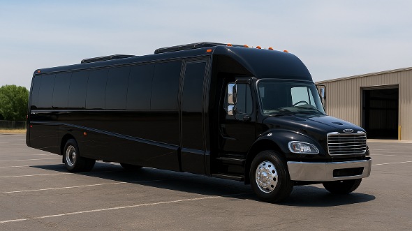 Exterior of Augusta Party Bus Company's 25 Passenger Party Bus in Augusta