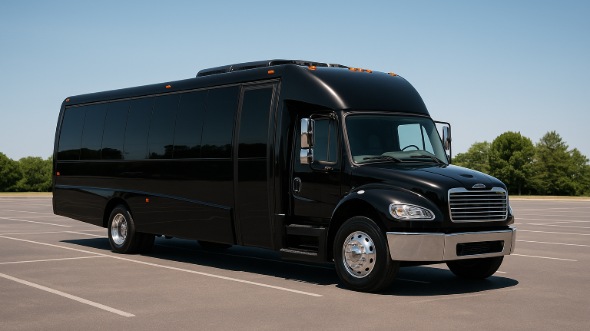 Exterior of Augusta Party Bus Company's 28 Passenger Party Bus in Augusta