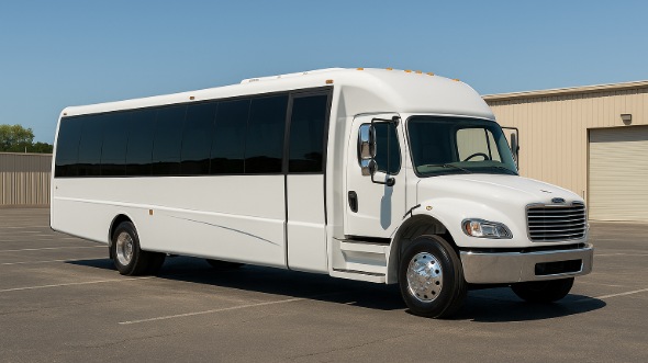 Exterior of Augusta Party Bus Company's 30 Passenger Party Bus in Augusta