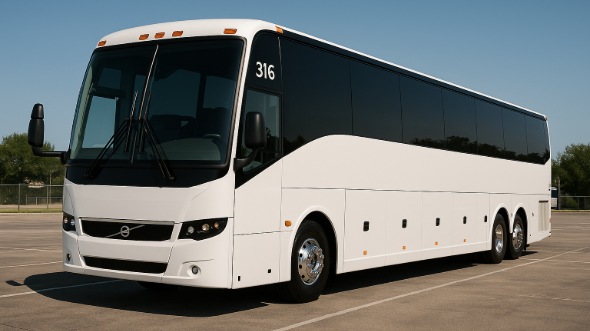 Exterior of Charter Bus Company Augusta's 40 Passenger Charter Bus in Augusta