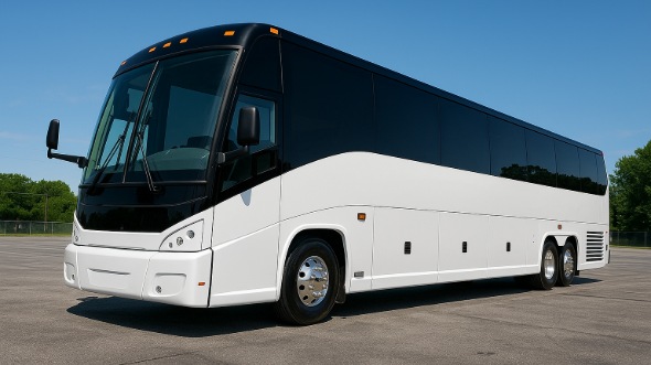 Exterior of Charter Bus Company Charlotte's 40 Passenger Party Bus in Charlotte