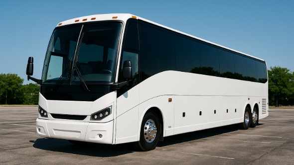 Exterior of Charter Bus Company Augusta's 47 Passenger Charter Bus in Augusta