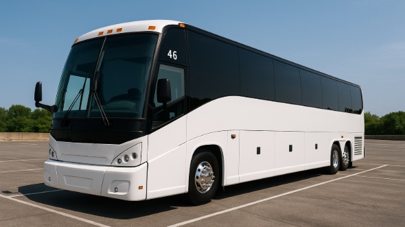 Exterior of Augusta Party Bus Company's 50 Passenger Party Bus in Augusta