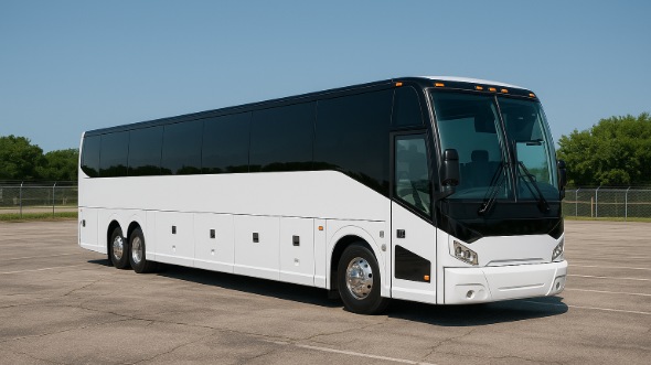 Exterior of Charter Bus Company Augusta's 51 Passenger Charter Bus in Augusta
