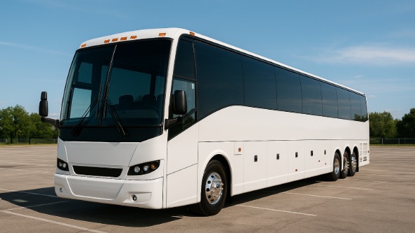 Exterior of Charter Bus Company Augusta's ADA Charter Bus in Augusta
