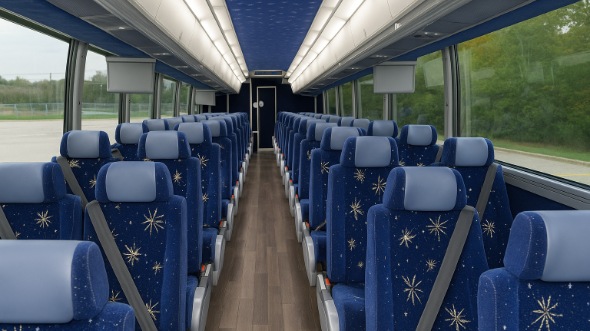 Interior of Charter Bus Company Augusta's ADA Charter Bus in Augusta